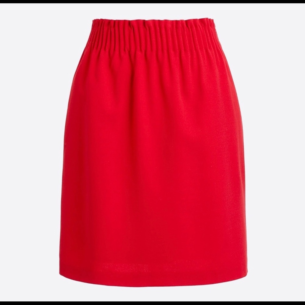 J. Crew red sidewalk skirt